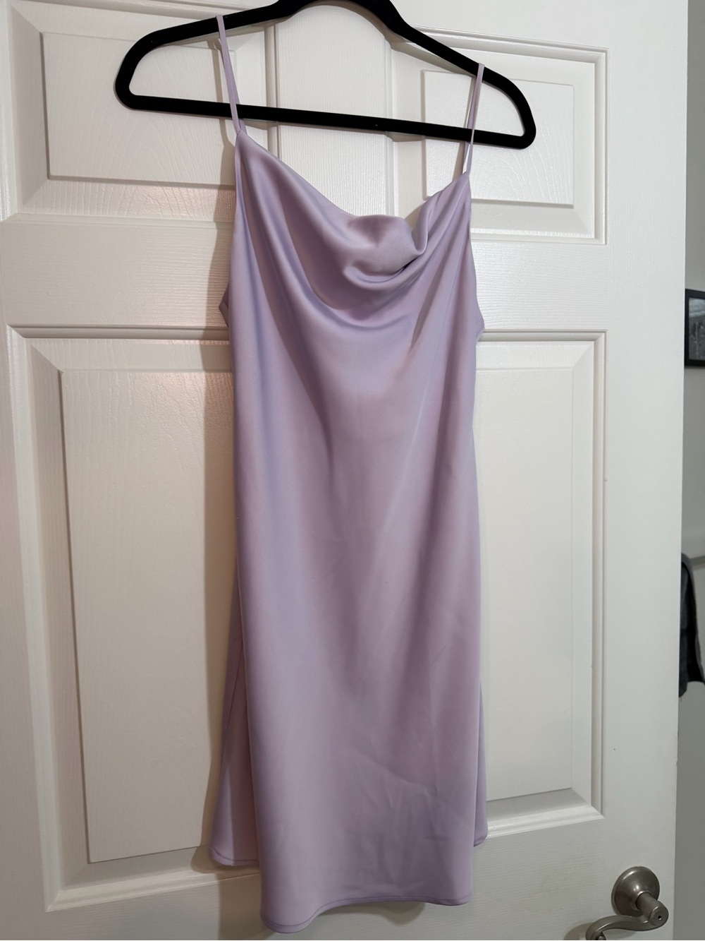 Urban Outfitters Lilac Cowl Neck Slip Midi Dress